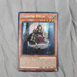 Yugioh Exosister Stella Prismatic Secret Rare MP23-EN253 1st Ed Near Mint - Image 1