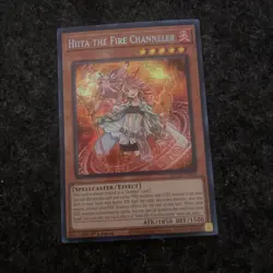 Yugioh x1 Hiita the Fire Channeler MP24-EN094 Prismatic Secret (Near Mint!) - Image 1