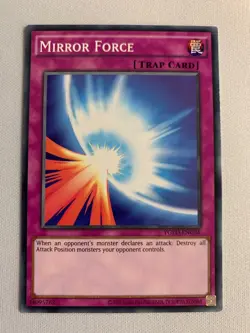 Yugioh Mirror Force YGLD-ENC36 YGLD-ENA37 Card Near Mint - Image 1