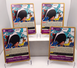 Slow-Slow Beam Sword Playset - OP07-076 x4 - PRB02 Reprint - One Piece TCG - Image 1