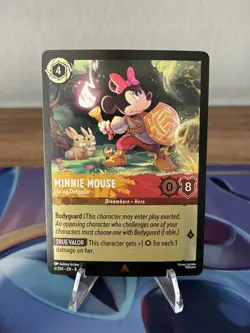 Disney Lorcana - Minnie Mouse 6/204 - Reign of Jafar - Rare - Cold Foil - Image 1