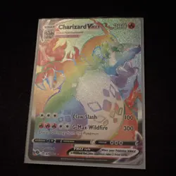Charizard VMAX Secret Rare Full Art Holo Champions Path Pokemon Card 74/73 - Image 1