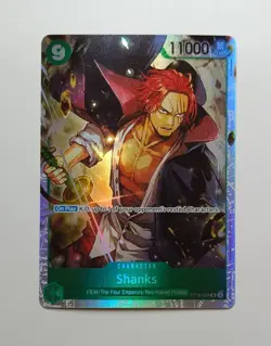 Shanks ST16-004 Holo Super Rare Prb02 One Piece TCG Game Card NM - Image 1