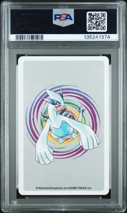 Totodile ~ 2000 Pokemon Japanese Silver Playing Card Ace of Diamonds #158 PSA 10 - Image 2