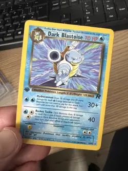 1st Edition Dark Blastoise (20/82) Team Rocket Set Rare Pokemon Card! - Image 1