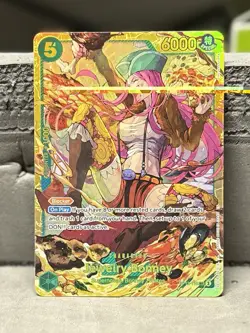 One Piece Card Game Jewelry Bonney OP12-118 Secret Rare English Edition - Image 1