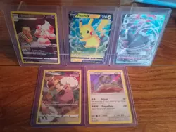 Pokemon TCG sword and shield various 5 card bundle Inc Pikachu - Image 1