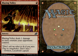 Blazing Volley 107/274 Ikoria: Lair of Behemoths Magic The Gathering MTG foil - Image 1
