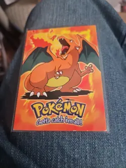 Vintage Topps Charizard Stage 3 E6 of 12 #06 Pokemon Card 1998 Non-Holo - Image 1