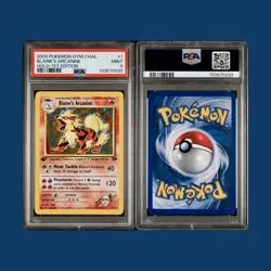 Pokemon PSA 9 Mint 1st Edition Gym Challenge Holo Blaine's Arcanine 1/132 🔥 - Image 3