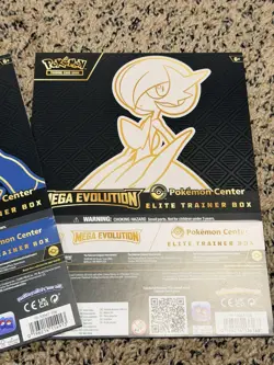 Pokemon TCG Pokemon Center Mega Evolution Phantasmal Flames ETB Covers - Image 4