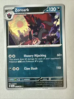 Pokemon TCG * SV Shroulded Fable * 32/64 Zoroark REVERSE HOLO Rare * FRESH PK - Image 1