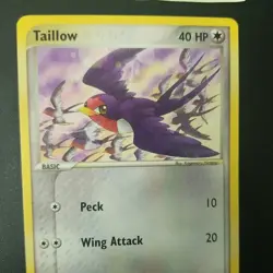 TAILLOW - 72/109 - NON-HOLO - EX Ruby and Sapphire - e-READER Pokemon Card NM/M - Image 3
