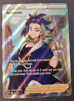 Pokemon Card Adaman 181/189 Astral Radiance Full Art Trainer NM Fast Shipping - Image 1