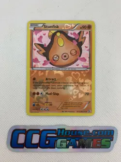 Pokemon B&W: Legendary Treasures - Stunfisk RC12/RC25 Holo Foil *CCGHouse* - Image 2