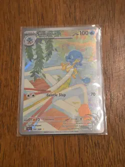 2025 Pokemon TCG Simipour Illustration Rare Holo Sv: Black Bolt 102/086 - Image 1