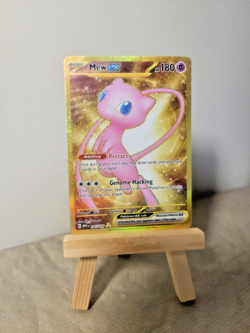 2023 Pokemon Full Art Hyper Rare Holo Mew ex (205/165) Scarlet & Violet (NM) - Image 1
