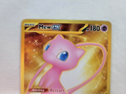2023 Pokemon Full Art Hyper Rare Holo Mew ex (205/165) Scarlet & Violet (NM) - Image 5