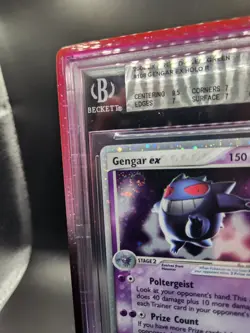 2004 POKEMON EX FIRE RED & LEAF GREEN #108 GENGAR EX-HOLO BGS 7 SWIRL - Image 2