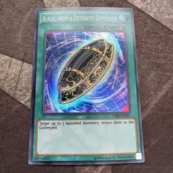 Burial from a Different Dimension - THSF-EN051 - Super Rare Unlimited Yugioh NM - Image 1