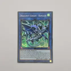 Dragunity Knight - Romulus Yu-Gi-Oh! MP20-EN145 1st Secret Rare - Image 1