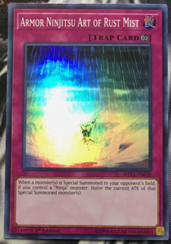 Yu-Gi-Oh! - Armor Ninjitsu Art of Rust Mist - SHVA-EN030 - Super Rare - 1st Ed - Image 1