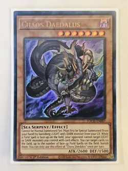 Yugioh Chaos Daedalus TOCH-EN007 Ultra Rare 1st Ed NM - Image 1