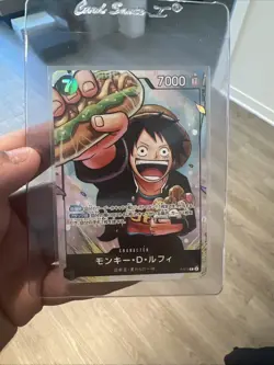 Monkey D. Luffy One Piece Card Game P-075 Saikyo Jump Promo Card Japanese - Image 1