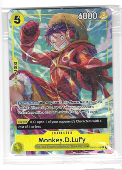 Monkey.D.Luffy OP07-109 (Illustration Box Vol.3) SEALED Holo One Piece TCG Card - Image 1