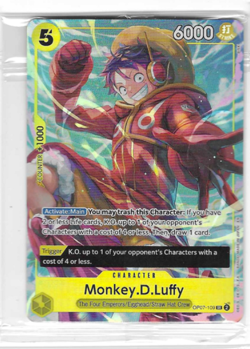 Monkey.D.Luffy OP07-109 (Illustration Box Vol.3) SEALED Holo One Piece TCG Card - Image 2