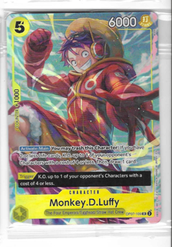 Monkey.D.Luffy OP07-109 (Illustration Box Vol.3) SEALED Holo One Piece TCG Card - Image 3