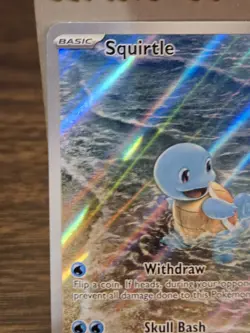 Pokemon Card Squirtle Full Art Scarlet & Violet 151 Holo - Image 2