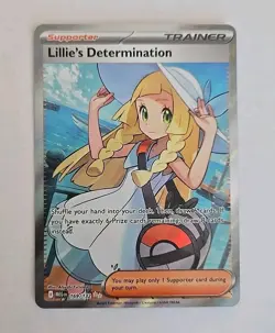 Lillie's Determination 169/132 Ultra Rare Mega Evolution Pokemon Card - Image 1