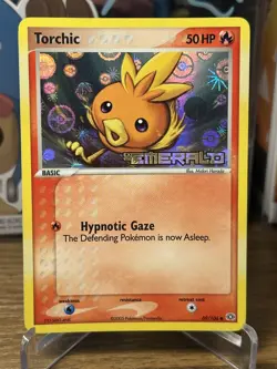 Pokemon Card - Torchic - EX Emerald 69/106 Reverse Holo Stamped - Image 1