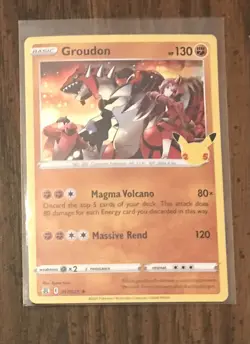 NM Groudon Celebrations 25th Anniversary 017/025 Holo Pokemon Card - Image 1