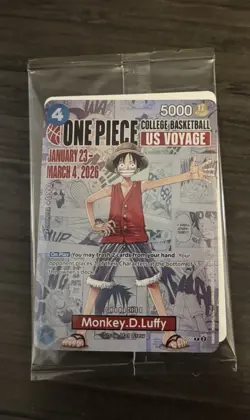 Bandai Namco One Piece Card Game US Voyage Monkey D. Luffy 3 Card Deck Set - Image 1