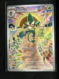 Pokemon Black Bolt Simisage English Card 90/86 Near Mint/Mint Condition - Image 1