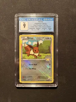 Eevee - 84/108 - City Championships Crosshatch Holo Promo Rare Pokemon Card - Image 1