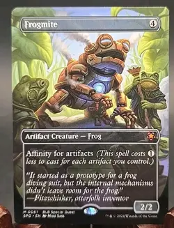 Frogmite (Borderless) Special Guests MTG Regular Near Mint - Image 1