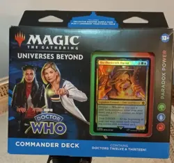 New Magic The Gathering Universes Beyond Doctor Who Commander Deck Paradox Power - Image 1