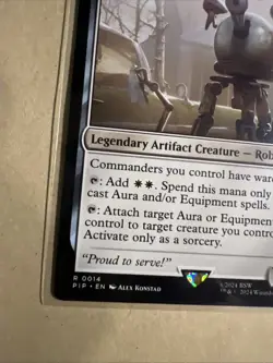 MTG Codsworth, Handy Helper PIP 0014 R NM Regular - Image 3