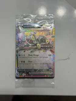 Pokemon Umbreon ex 060/131 Prismatic Evolutions Promo Stamped Holo EX 280HP - Image 1