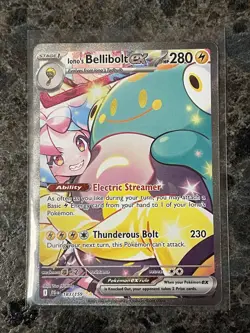 Ionos Bellibolt ex 183/159 Journey Together Special Illustration Rare Pokemon NM - Image 2