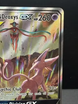 Pokemon TCG Sun & Moon Espeon Deoxys GX SM240 Full Art Black Star Promo NM! - Image 3