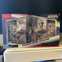 POKEMON TCG Prismatic Evolutions Premium Figure Collection ✅In hand ✅Sealed - Image 1
