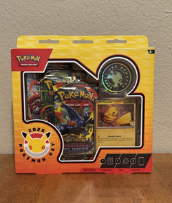 New! Pokemon Day 2026 Collection - 3 Packs & Pikachu Promo - Factory Sealed! - Image 1