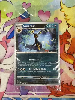 Pokemon Obsidian Flames Umbreon 130/197 EB Games Stamp Promo SEALED - Image 1