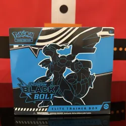 Pokemon TCG: Scarlet & Violet-Black Bolt Factory Sealed Elite Trainer Box (ETB) - Image 1