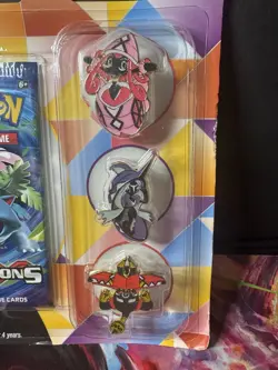 Pokemon XY Evolutions & Crimson Invasion Tapu pin Set Blister 2 Booster Packs - Image 3