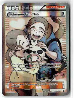 Pokemon Fan Club ⭐ 106/106 Holo Rare Ultra Flashfire 2014 Pokemon NM/LP - Image 1